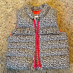 Leopard Puffer Vest